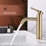 Смеситель Splenka для умывальника S221.10.03 Золотой сатин