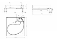 Раковина для стиральной машинки OTTIMO SH600B