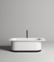 Ванна отдельностоящая NINFEA 180x82  RAL полностью S-Stone Матовое