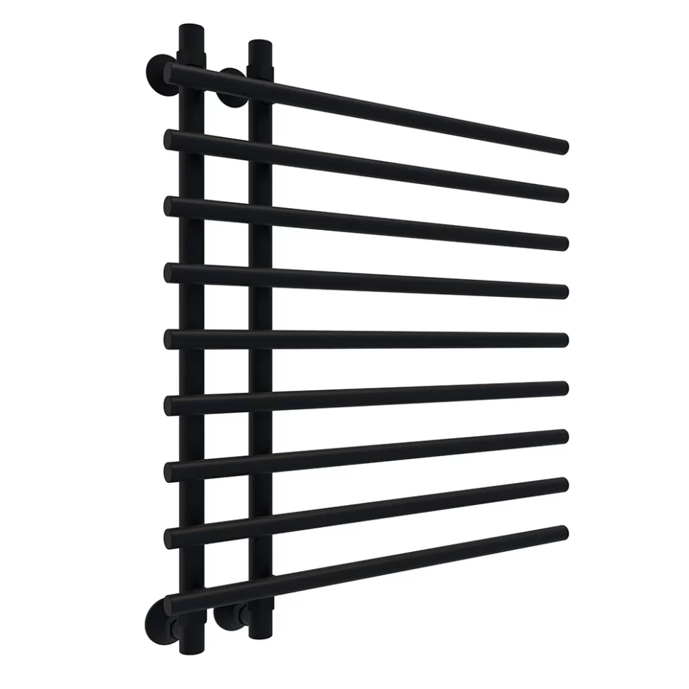 Полотенцесушитель водяной Veconi Tufo, 70/10/80, черный