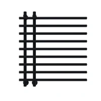 Полотенцесушитель водяной Veconi Tufo, 70/10/80, черный