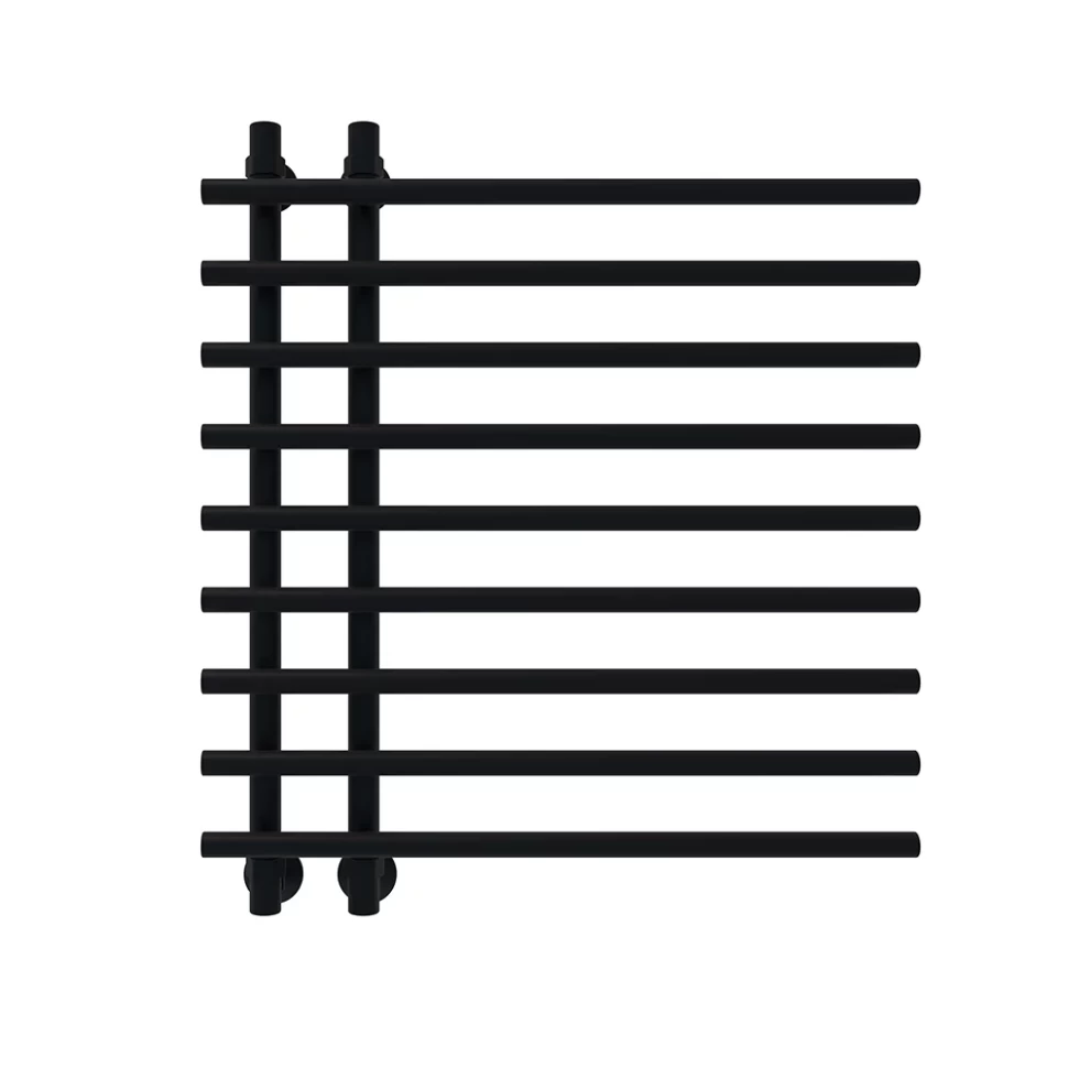 Полотенцесушитель водяной Veconi Tufo, 70/10/80, черный