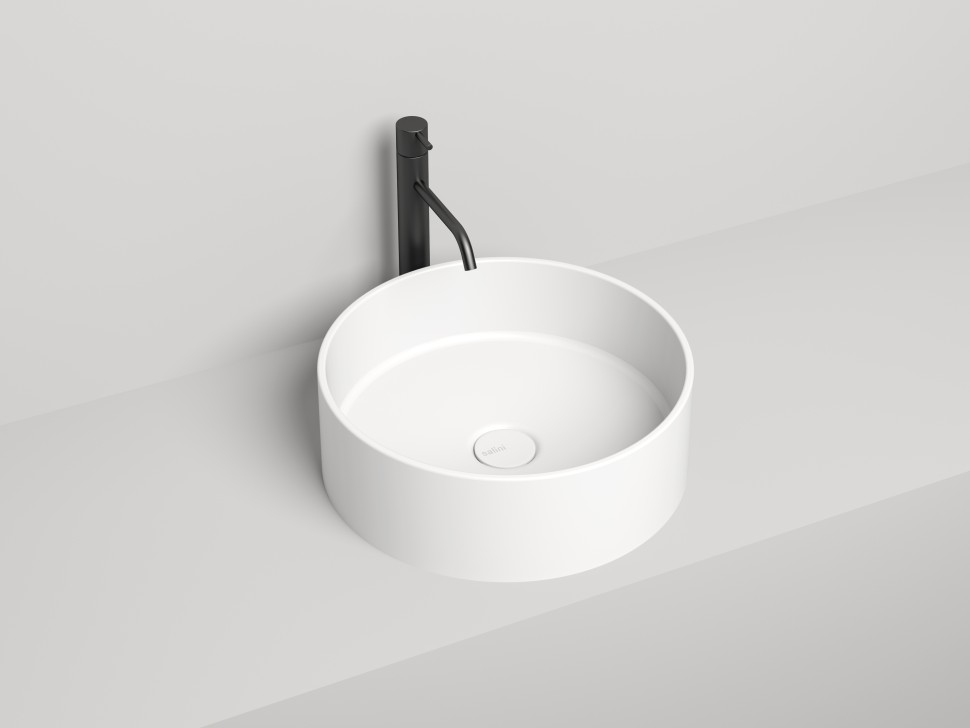 Раковина накладная ARMONIA 02 покраска по RAL полностью 450х450х150 S-Sense Глянцевое