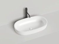 Раковина накладная GLORIA 05 640х385х145 S-Stone Матовое