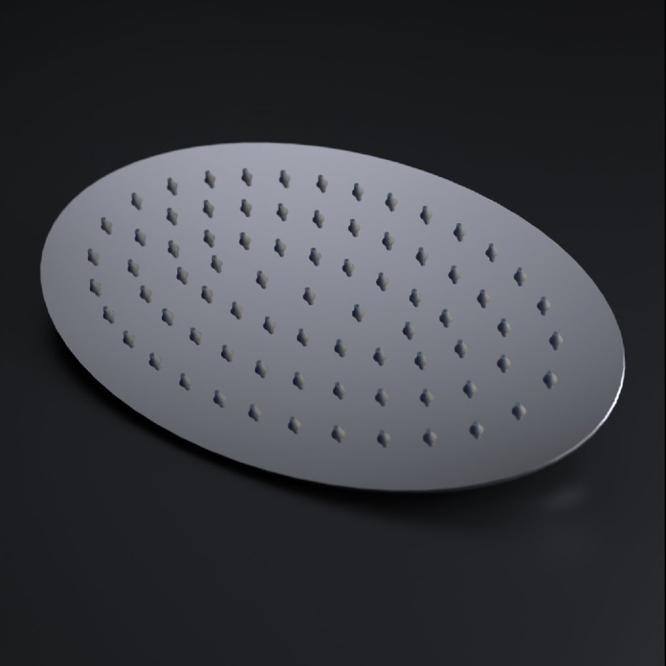 Верхний душ овальный RGW SP-83 (Хром, 250x150)