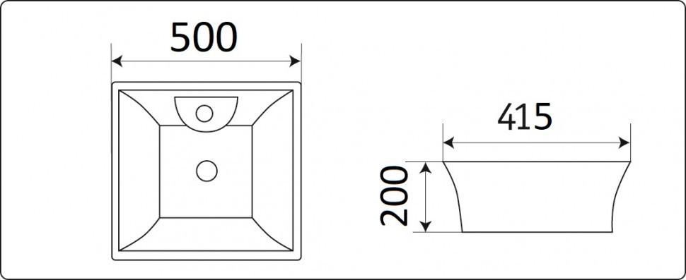 Умывальник CeramaLux 9108