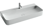 Умывальник AURA с 1 отверстием для смесителя, без перелива 1000x470x135мм