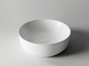 Умывальник чаша накладная круглая (цвет Белый Матовый) Element 355x355x125мм
