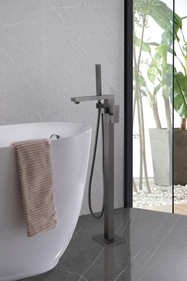 Смеситель ABBER Daheim AF8215NG напольный, никель