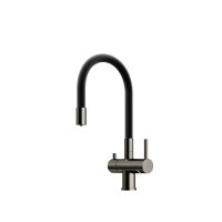 Смеситель для кухни SANCOS Lucia с возможностью подключения фильтра для воды, цвет вороненая сталь, арт. SC4004GG