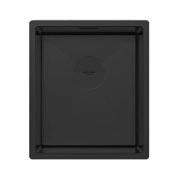 Мойка нерж. сталь NEXT 38 UNI, PM213844-MBN, матовый черный, 380х440мм, Paulmark 1,2мм