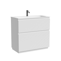 Тумба напольная SANCOS Folk Floor 890х445х850, c двумя ящиками оснащенными доводчиками, Bianco, арт.FL90FW