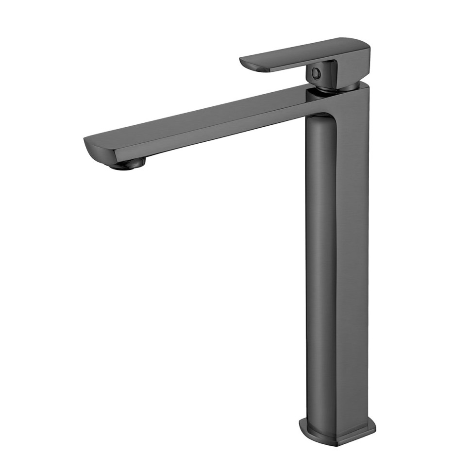 Смеситель для раковины Некст (Next) VBF-1N2GM однорычажный, вороненая сталь