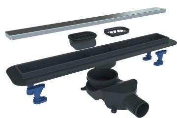 Душевой лоток BELBAGNO LUCE 90 см, BB-LD-LUCE-90-CR