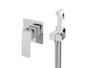 Смеситель Raglo с гигиеническим душем встраиваемый хром