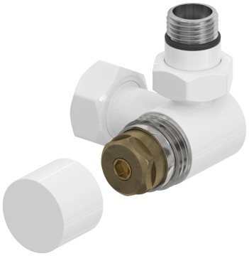 Вентиль 3D правый под шестигранник (G 1/2" НР х G 3/4" НГ)