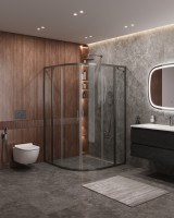 Душевой уголок CEZARES MOLVENO-R-22-100+20-C-GM-IV