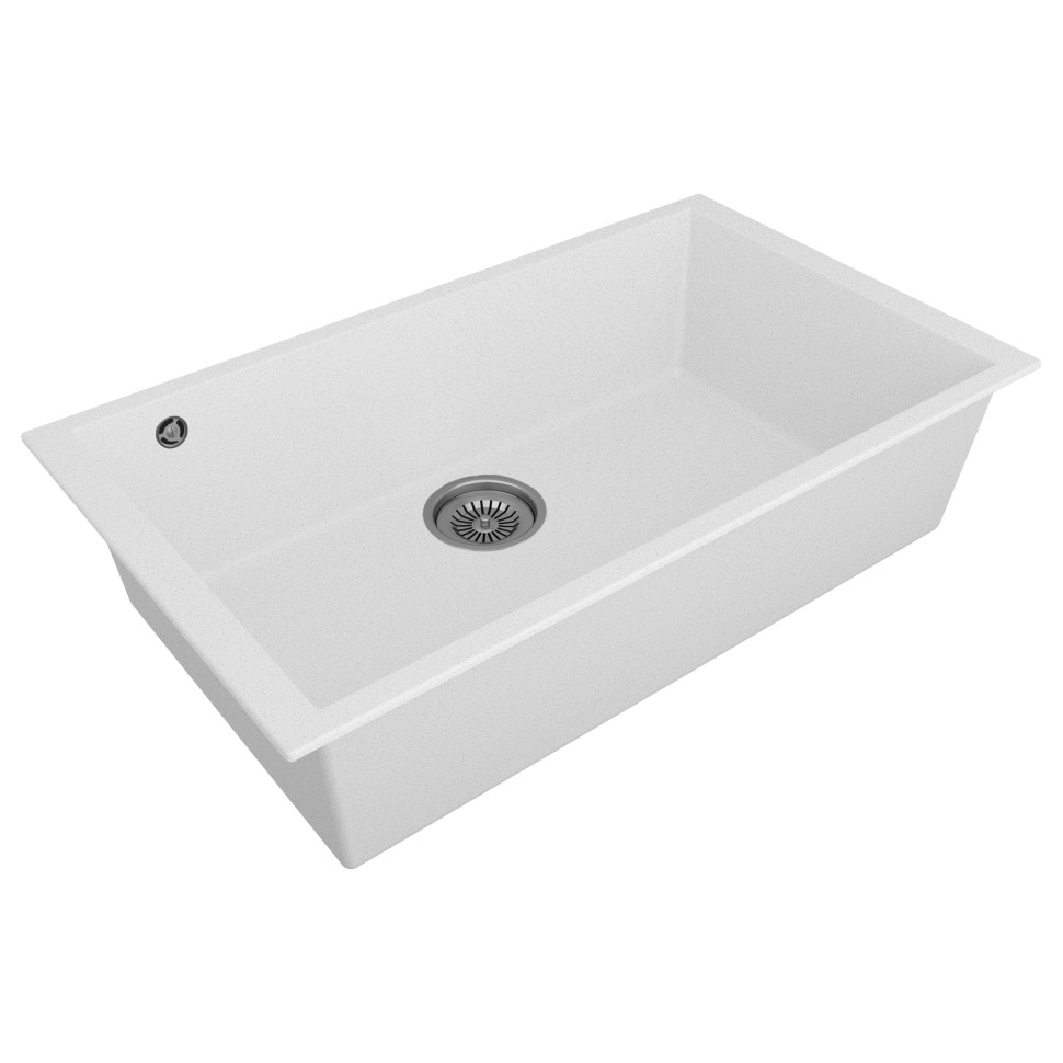 Мойка GRATO 76, ULTRAGRANIT, PM867644-WH, WHITE, 760х435 мм, Paulmark
