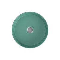 Раковина BERGES Ego SL накладная, ? 38 см, матовый темно-зеленый