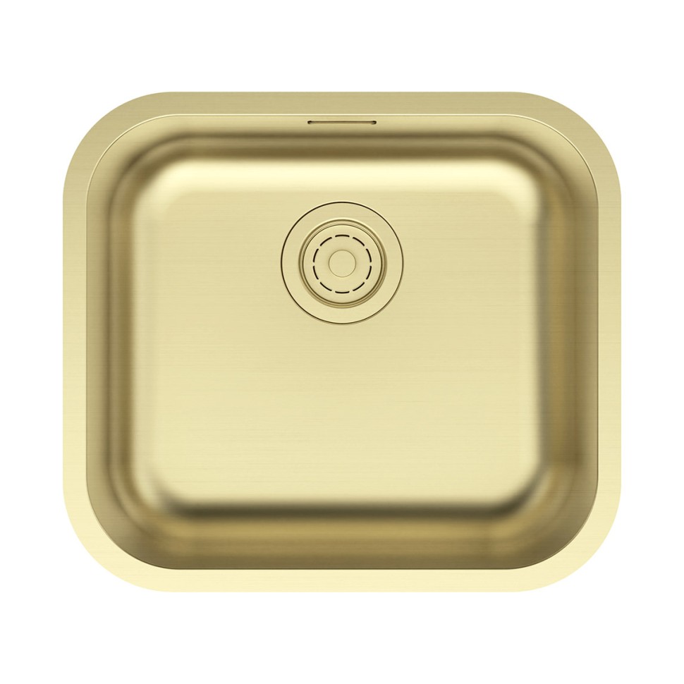 Мойка VELLO 48 UNI, нерж. сталь, VE48-LG, светлое золото, 480х440мм, Paulmark