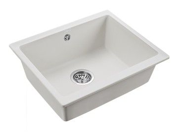 Мойка GERA 60, IT-GRANIT, PM205546-WH, белый, 555х460, подст. мон. Paulmark