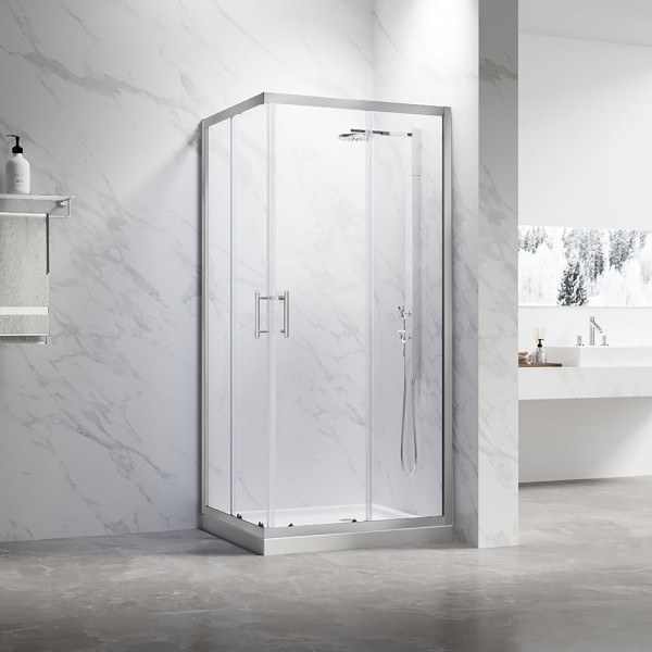 Душевой угол Veconi Rovigo RV-27CH, 1200х900х1900, хром, стекло прозрачное