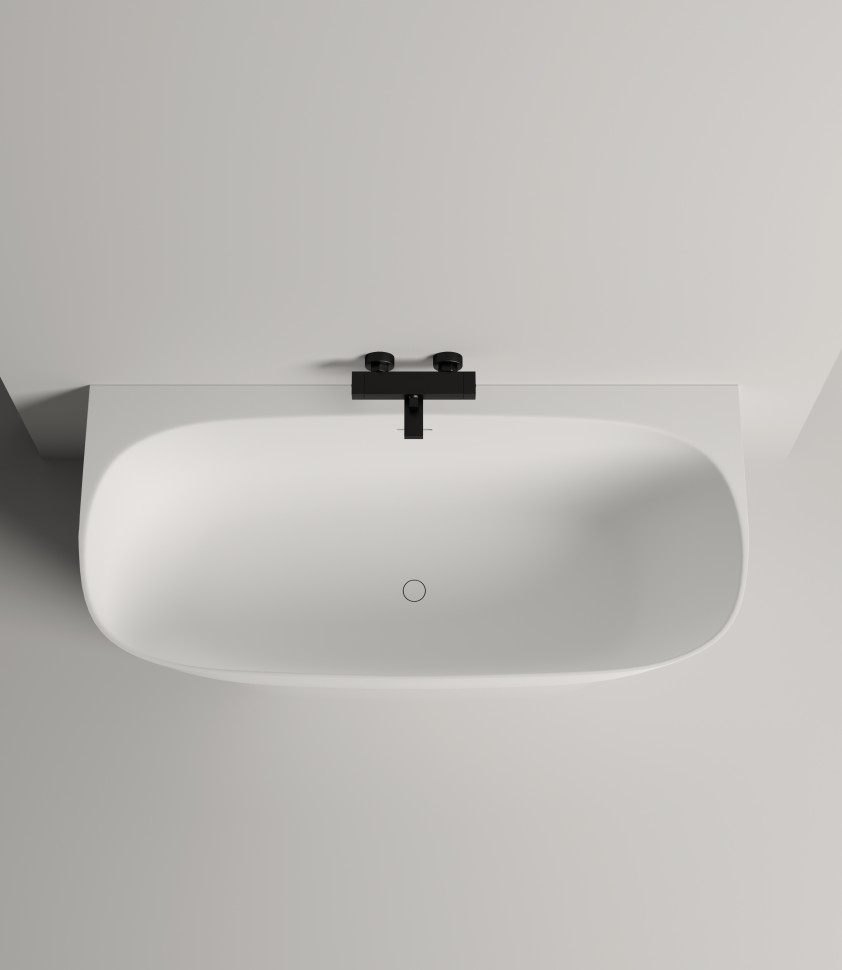 Ванна пристенная SOFIA WALL 170x80 покраска по RAL полностью S-Sense Глянцевое