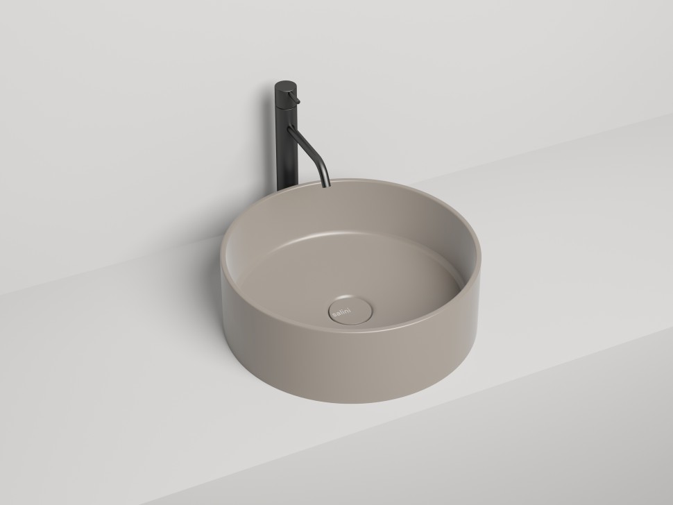 Раковина накладная ARMONIA 02 покраска по RAL полностью 440х440х150 S-Stone Матовое