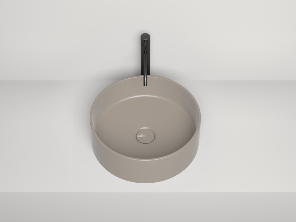 Раковина накладная ARMONIA 02 покраска по RAL полностью 440х440х150 S-Stone Матовое