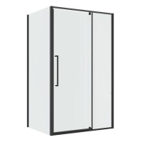 Душевое ограждение Niagara Nova NG-35-11AGR-A90GR-34 (110х90х195) прямоугольник,распашная,графит,стекло прозрачное,2 места