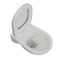 Унитаз подвесной BERGES GAMMA 52 см, сиденье полипропилен Gamma PS, микролифт, пластик