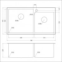 Мойка EMAR EMB-210 EMB-210 PVD Nano Dark