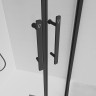 Душевой угол Veconi Evo 200 B, 1000х800x1950, черный матовый, прозрачное стекло