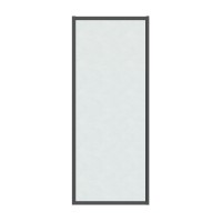 Боковая стенка Grossman Style 200.K33.05.90.21.02 (90х195) черный матовый,стекло шиншилла, 1 место