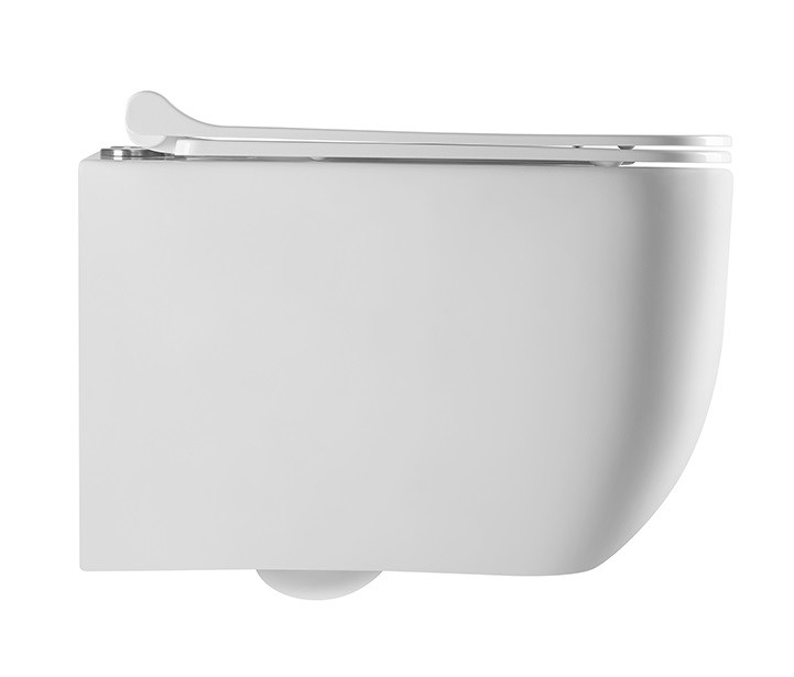 Унитаз подвесной MILLEAU BRIOT 232 белый глянец, безободковый, с микролифтом