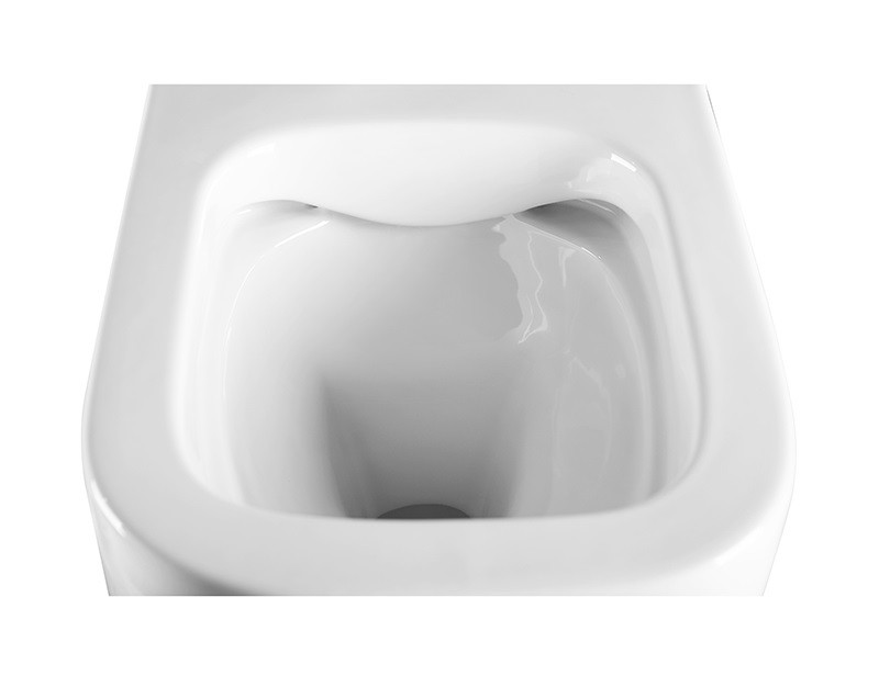 Унитаз подвесной MILLEAU BRIOT 232 белый глянец, безободковый, с микролифтом