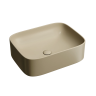 Умывальник чаша накладная прямоугольная (цвет Капучино Матовый) Element 505x380x150мм