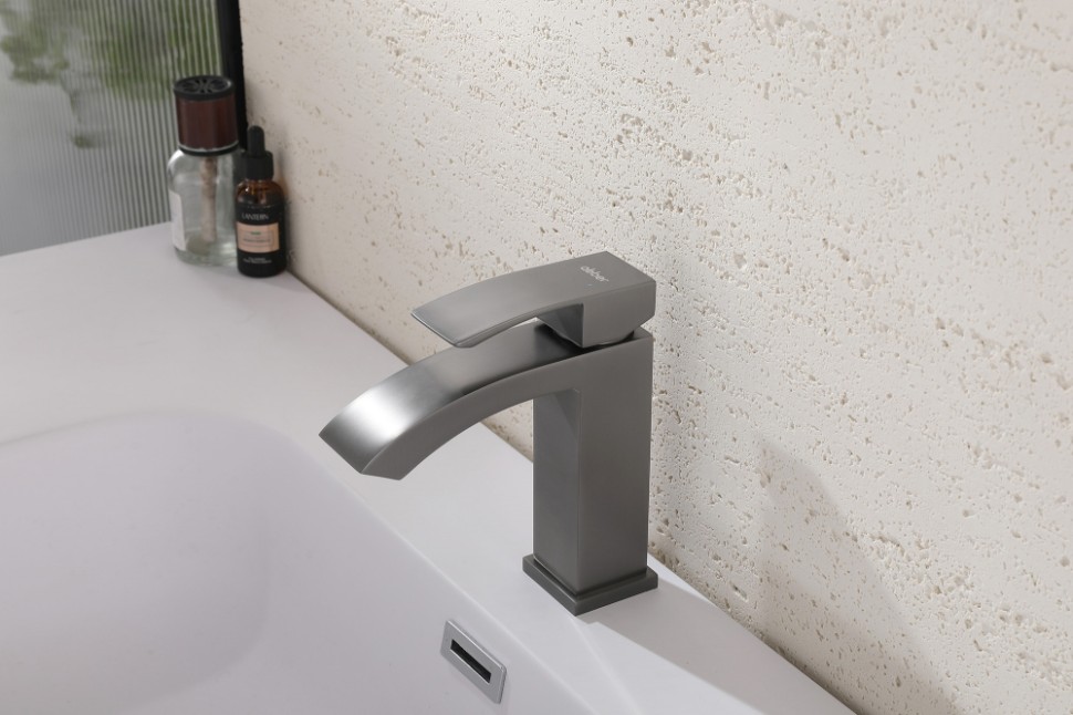 Смеситель ABBER Wasserfall AF8610NG для раковины, никель