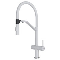 Смеситель для кухни ZENDER, белый матовый, Ze213155-WH, Paulmark
