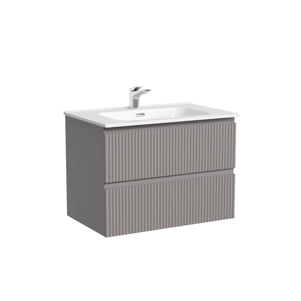 Тумба подвесная SANCOS Snob R 690х445х500, c двумя ящиками оснащенными доводчиками, Doha Soft, арт.SNR70SM