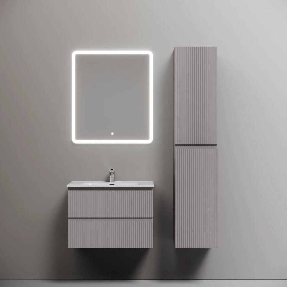 Тумба подвесная SANCOS Snob R 690х445х500, c двумя ящиками оснащенными доводчиками, Doha Soft, арт.SNR70SM