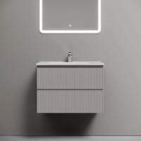 Тумба подвесная SANCOS Snob R 690х445х500, c двумя ящиками оснащенными доводчиками, Doha Soft, арт.SNR70SM