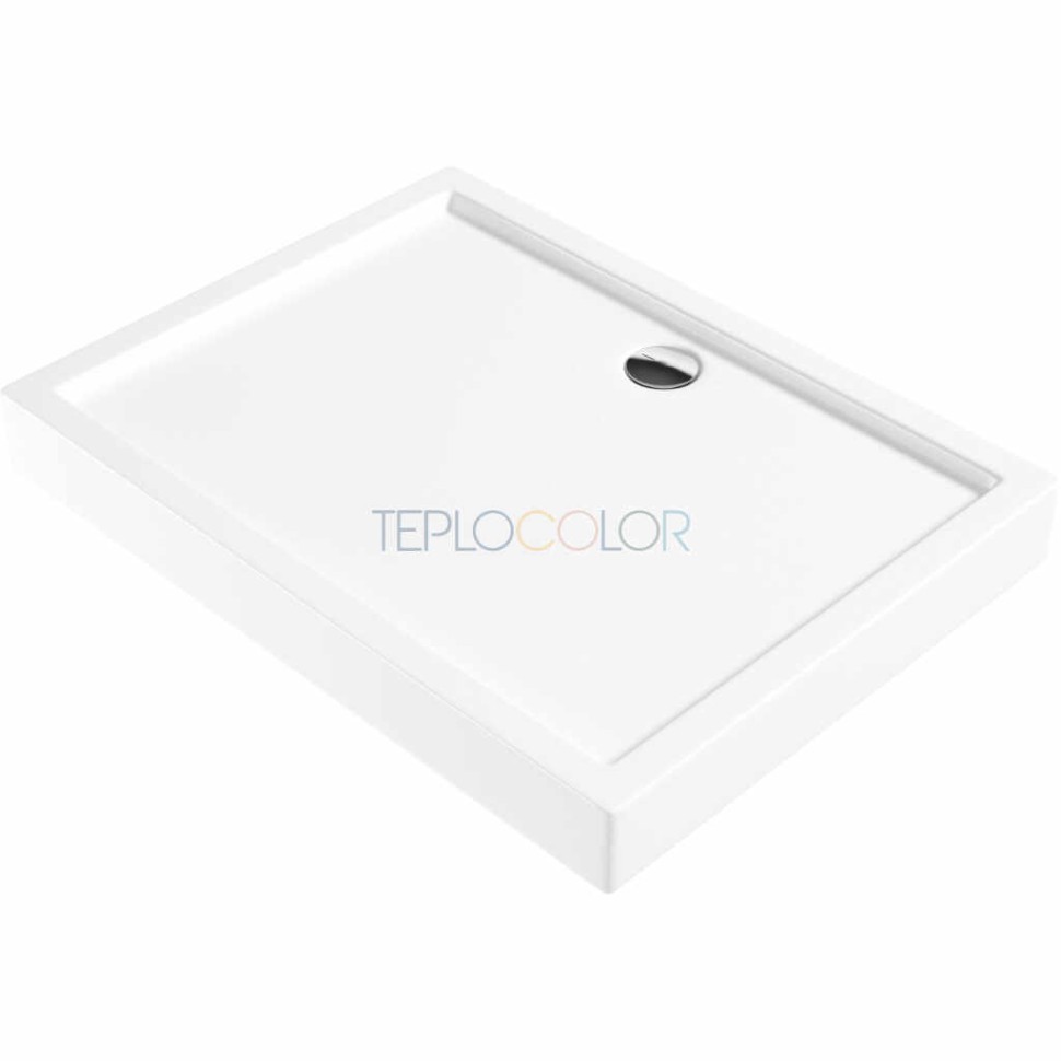 Акриловый душевой поддон, прямоугольный, 100x80 см