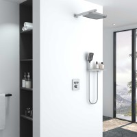 Душевой комплект VSFW-321MT1RCH встраиваемый, термостатический, двухрежимный, хром