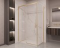 Душевой уголок Стелла (Stella) VSR-1ST1012CLG, 1200*1000, брашированное золото, стекло прозрачное