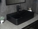 Раковина Gid Bm1344 53361 накладная черная матовая 61x35.5x14