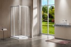 Душевой уголок Garda VSS-1G9012CL, 1200*900, хром, стекло прозрачное