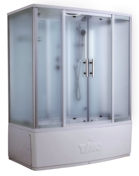 Timo Standart T-6670 Silver Fabric душевая кабина (170*88*220), турецкая баня хамам