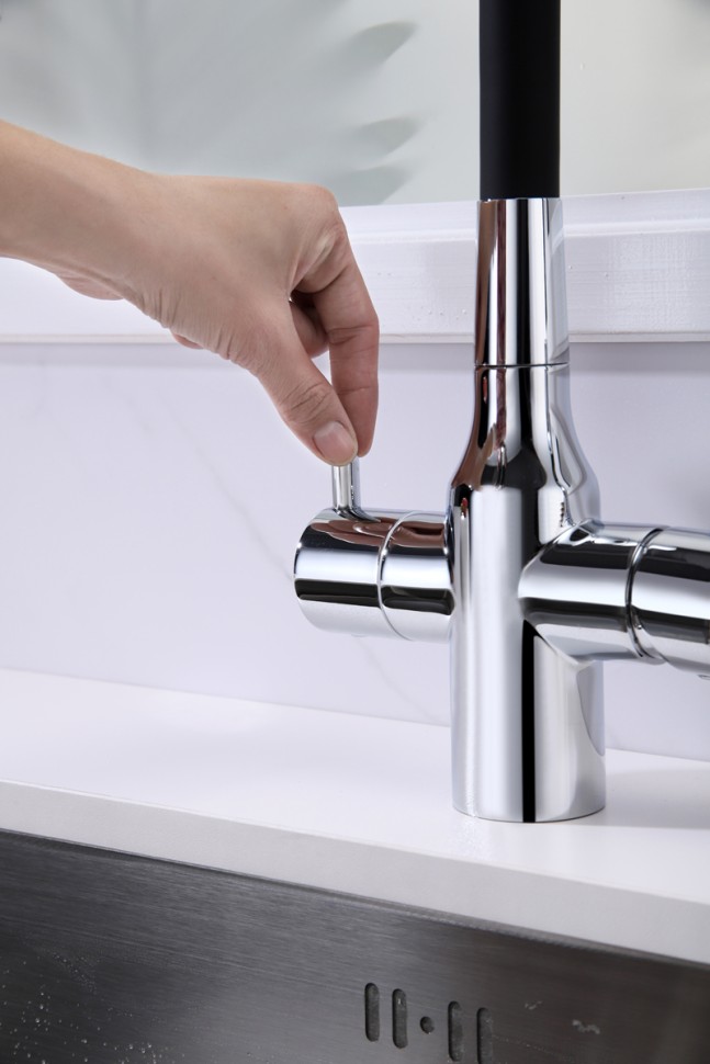 Смеситель для кухни Salix, хром, Sa213419-CR, Paulmark