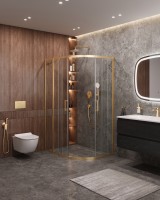 Душевой уголок CEZARES MOLVENO-RH-2-110/90-C-BORO-IV